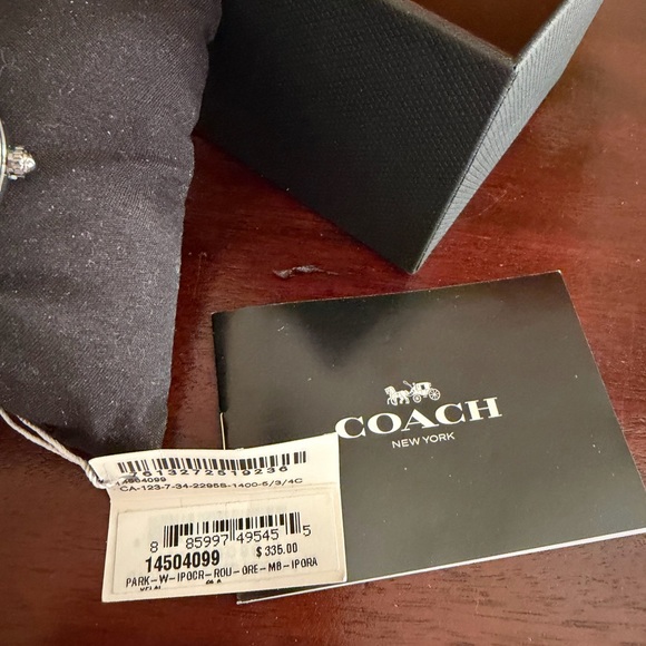 NWT Coach Park Quartz Mesh Strap 34mm Watch - Picture 4 of 12